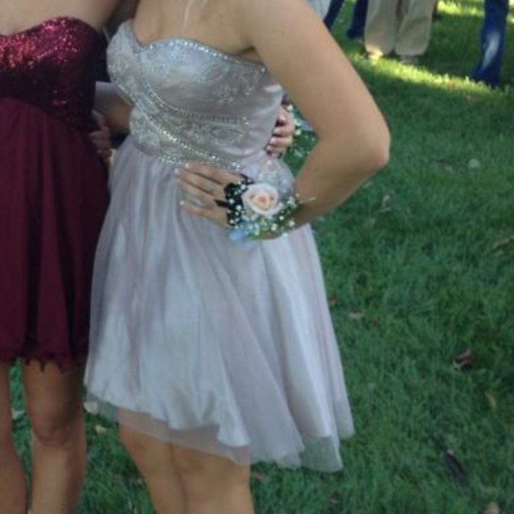 Mauve Prom Dress, Short